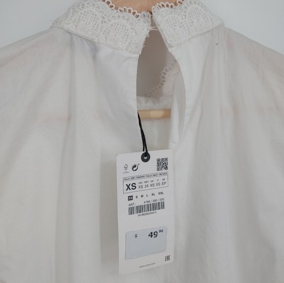 Zara | poplin blouse - Picture 5 of 7